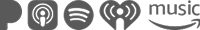 Podcast platforms logos